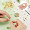 thumbnail image 2 of 80Pcs Stainless Steel Beads Real 18K Gold Plated Flat Disc Round Spacer Beads Rondelle Beads Hole 2mm for DIY Bracelet Necklace Jewelry Making, 2 of 6