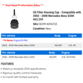 thumbnail image 2 of Filter Housing Cap - Compatible with 2002 - 2008 Mercedes-Benz G500 463.249 2003 2004 2005 2006 2007, 2 of 2