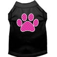 thumbnail image 5 of Pet Dog  Cat Shirt Screen Printed, "Pink Swiss Dot Paw", 5 of 8