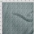 thumbnail image 4 of oneOone Velvet Dusty Teal Green Fabric Asian Suzani Craft Projects Decor Fabric Printed By The Yard 58 Inch Wide, 4 of 5