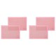 thumbnail image 1 of Esterillas perforadas para hornear, 4 piezas de esterilla de silicona rosa para media hoja, revestimientos de horno antiadherentes reutilizables para hacer pan/pasteles, 1 of 4