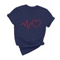 thumbnail image 5 of JeashCHAT Womens Valentine's Day Graphic Tees Short Sleeve Crew Neck Heart Printed Shirts Blouse Tops, 5 of 5