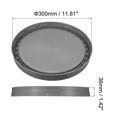 thumbnail image 2 of Unique Bargains Plastic Paint Pail Lid for 5.28 Gallon Bucket with Tear Strip Grey, 2 of 5