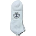 thumbnail image 5 of SOCKS'NBULK Mens Cotton No Show Socks, Soft Sports Socks In Bulk, King Size 10-13 (White, 240), 5 of 5