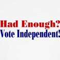 thumbnail image 3 of CafePress - Vote Independent Ringer T - 100% Cotton Ringed T-Shirt, 3 of 4