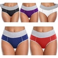 thumbnail image 7 of Large Size Plus Size Cotton Mid-rise Briefs Butt Lift Briefs For Women, 7 of 7