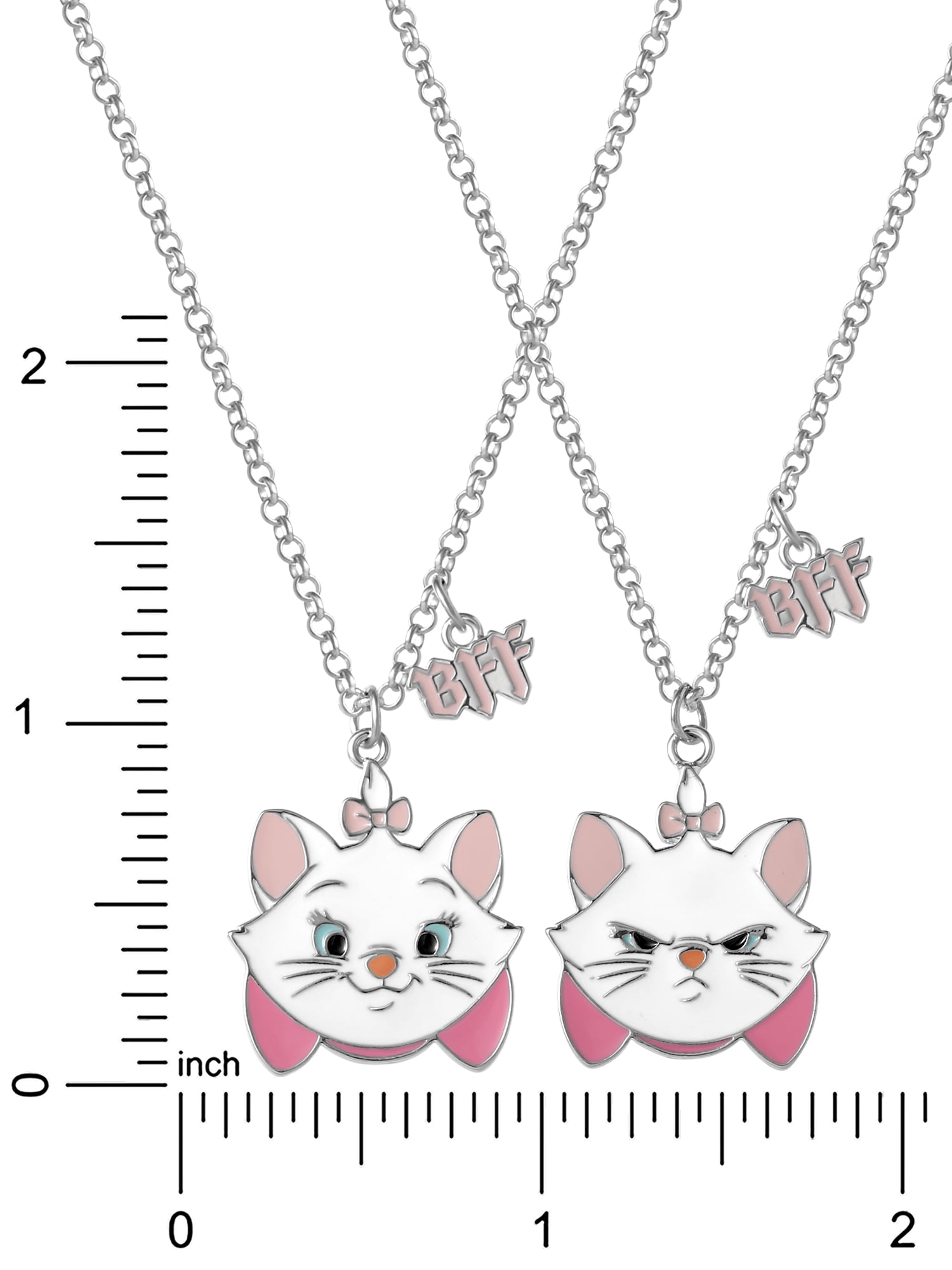 Disney The Aristocats Best Friends Pendant Necklace Set with Adjustable Chains