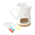thumbnail image 4 of Olla para fondue , olla para derretir chocolate, pequeños electrodomésticos de cocina, juego de fondue de queso, calentador de, 4 of 9