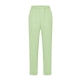 thumbnail image 4 of Fgvctg Jogger Scrubs for Women Plus Size Scrub Joggers Stretchy V Neck Scrub Tops and Pants Nursing Scrubs Medical Scrub Sets Med Couture Scrubs Light Green 2XL, 4 of 8