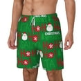 thumbnail image 2 of Gaeub Cute Santa Mens Swim Trunks Stretch Beach Shorts Quick Dry for Men Swim Shorts Swimwear with Pockets- XX-Large, 2 of 9
