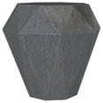 thumbnail image 1 of Mesa auxiliar Benzara Cinti geométrica de madera de mango gris 50cm, 1 of 4