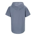 thumbnail image 4 of Polo Shirts for Men Size 1 Men Summer Shirts Casual Casual Top Mens Long Sleeve Workout Tops Tops Summer Large Dressy Tunic Blouses Clothes Short Sleeve Juniors Crazy Yoga Active Wear Ma Grey M, 4 of 8