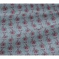 thumbnail image 5 of oneOone Viscose Jersey Fabric Leaves Block Print Fabric BTY 60 Inch Wide, 5 of 5