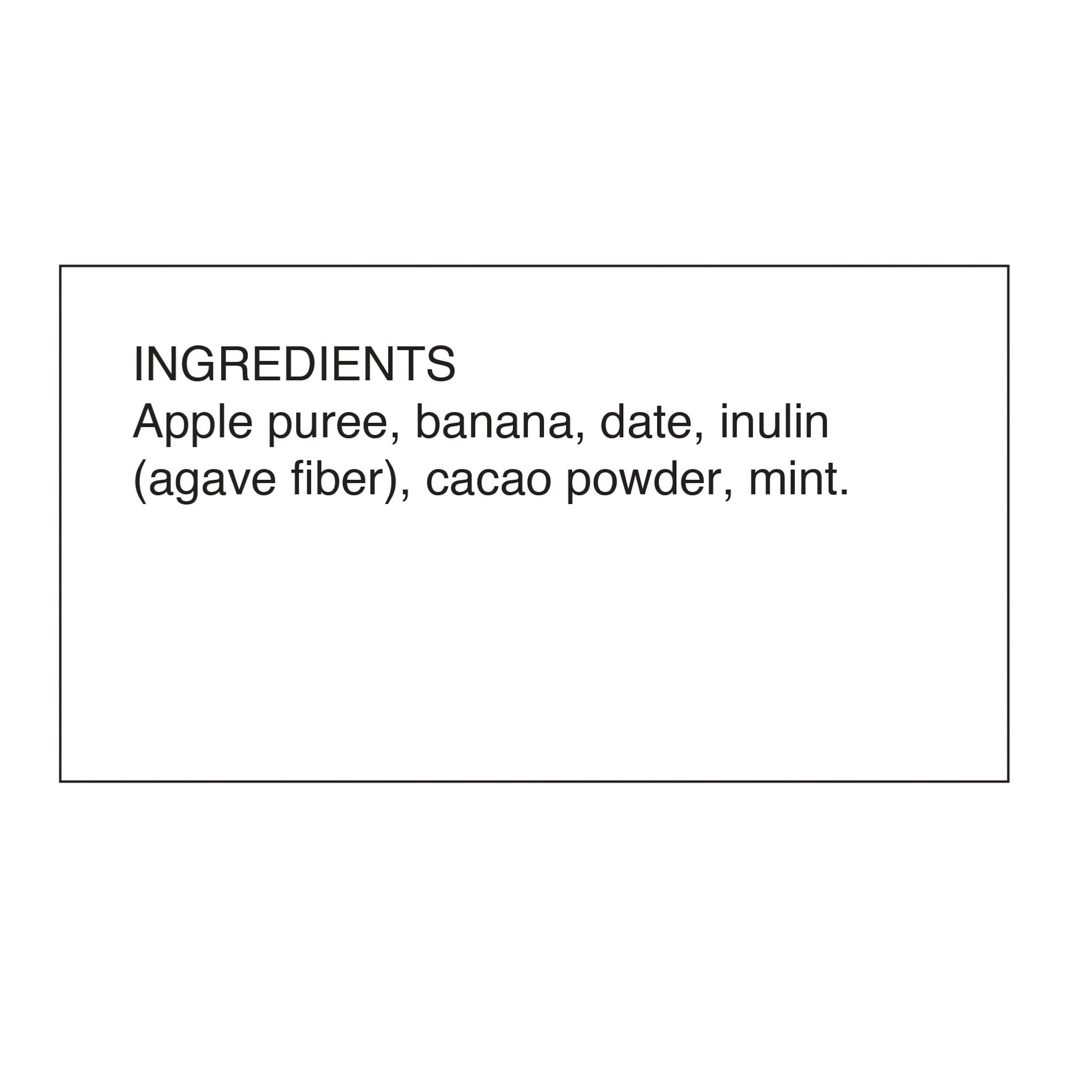(3 pack) Kencko Chocolate Mint Snaps, Superfood Fruit Straws, 1 oz Bag