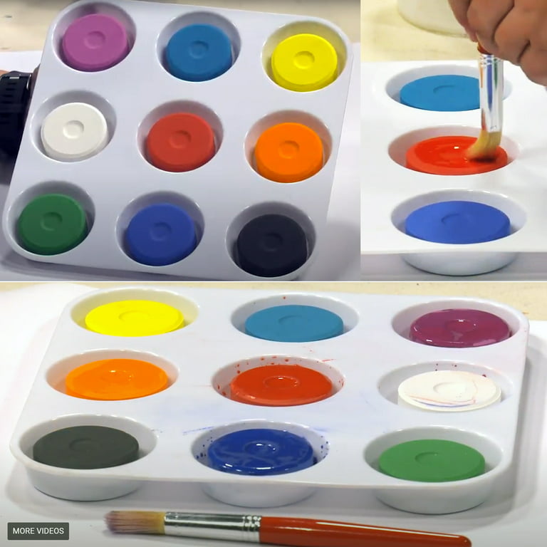 Non-Toxic Tempera Paint Cakes By First Impressions Kids