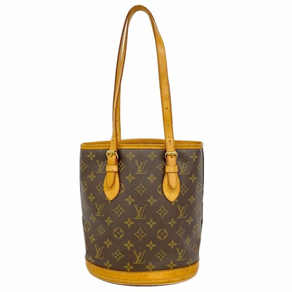 Pre-Owned Louis Vuitton Monogram Bucket PM Tote Bag M42238 Brown (Women's)