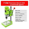 thumbnail image 2 of Mini Perceuse Électrique 710W pour Banc, Machine de Perçage en Métal, Perceuse à Charnière 1-13mm, Longue Durée, 2 of 5