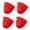 Red, variant on Homelife 4Pcs Silicone Oven Mitts Heat Resistant Kitchen Mittens Pinch Mitts Anti-Scald Silicone Potholders Non-Slip Cooking Mitts Versatile Mini Oven Mitts