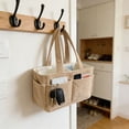thumbnail image 5 of Ohmyroo Corduroy Nursery Caddy 13x7 Inch Portable Storage Basket For Junior Daily Essentials, 5 of 5
