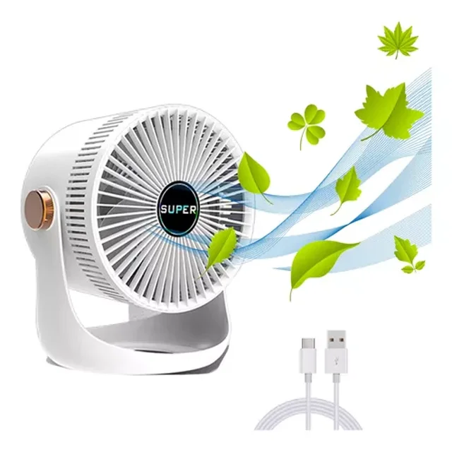 Ventilador De Escritorio Mini Abanico Pequeño Portátil Pamolo Ajustable