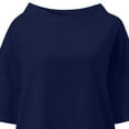 thumbnail image 3 of Birdeem T-Shirt à Manches Courtes pour Femmes, en Coton Vintage et Uni, Col Rond, Style Élégant, 3 of 5