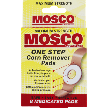 Mosco: Maximum Strength Corn Remover Pads, 8 Count