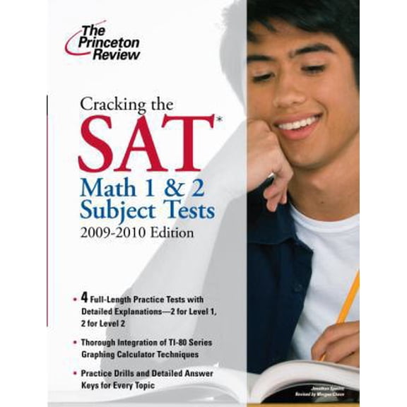Pre-Owned Cracking the SAT Math 1 & 2 Subject Tests, 2009-2010 Edition (College Test Preparation) (Paperback) 0375429107 9780375429101