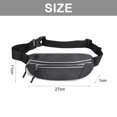 thumbnail image 2 of Nuevo bolsillo para deportes al aire libre, impermeable, ajustado, bolsillo invisible, para correr, fitness, bolsa de nailon negra, 2 of 5