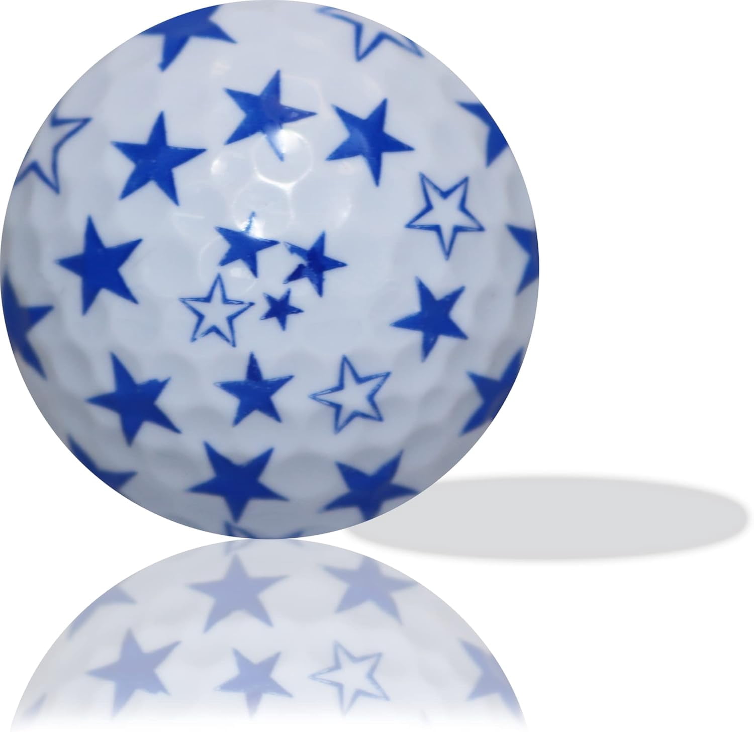 Patriotic Mix Golf Balls – 12 Pack – Red, White & Blue Themed USA Golf Balls by GBM Golf