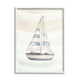thumbnail image 4 of Stupell Industries Nautical Sailboat Drifting Pale Abstract Ocean Waves Graphic Art White Framed Art Print Wall Art, Design by Patricia Pinto, 4 of 5