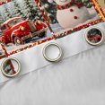 thumbnail image 4 of Manfei Kids Merry Xmas Gifts Curtains Pack of 2 (42x84 Each), Snowman Farm Truck Curtains Blackout, Christmas Red Green Bedroom Curtains, Luxury Room Decor, 4 of 6