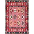 thumbnail image 4 of SAFAVIEH Montage Andreas Geometric Indoor/Outdoor Area Rug, Pink/Black, 9' x 12', 4 of 10