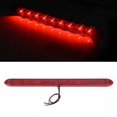 Red Waterproof 9 Led Light Bar Stop Turn Tail 3Rd Brake Light Truck