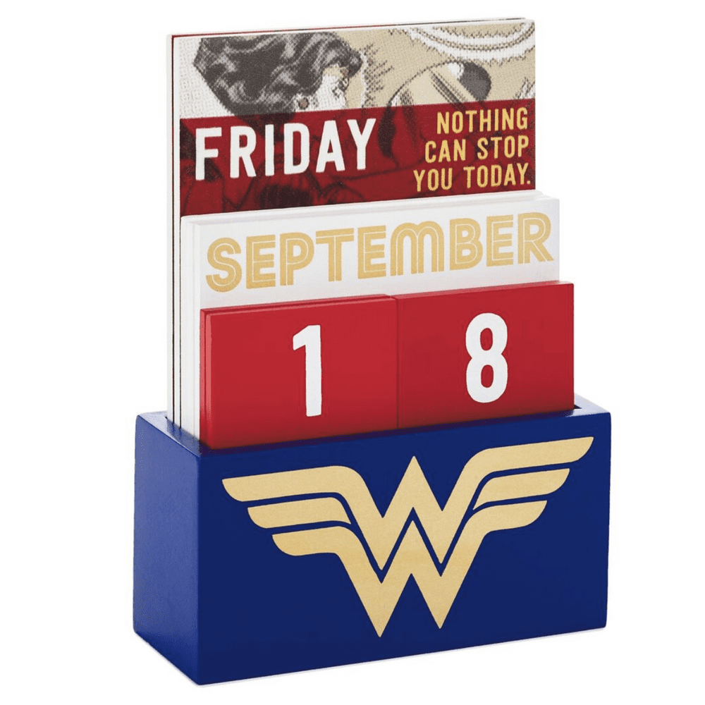 Hallmark DC Comics Wonder Woman Perpetual Calendar New