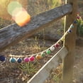 thumbnail image 2 of Felt Color Ball Lightbulb Garland, 2 of 7