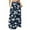 Blue, variant on WULMLEO Long Skirts for Women Trendy Boho High Waisted Maxi Skirts with Pockets Floral Flowy Beach Vacation A Line Skirt Blue M