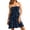 Blue, variant on Summer Dresses for Women Strapless Casual Beach Cover Ups Polka Dot Dress Hawaiian Fashion Tube Top Dresses for Women Green XXL