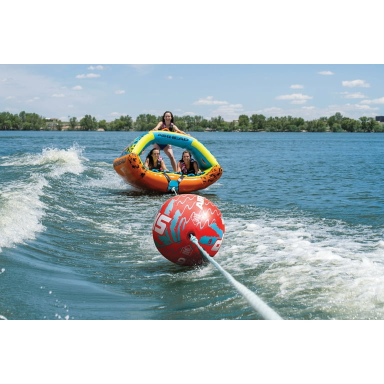 Airhead Skip Inflatable Booster Ball, 60ft, Red & Blue Airhead Skip Inflatable Booster Ball, 60ft, Red & Blue