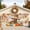 Khaki, variant on Fall Scarecrows Garage Door Banner 6.9x8 Ft, Thanksgiving Autumn Harvest Pumpkins Leaves Outdoor Garage Door Cover for Holiday Party, Hanging Banner Backdrop Decoration Wall Decor Flag
