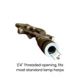 thumbnail image 3 of Neo-Classical Church Key Lamp Finial Antique Brass, 3.1"h, 3 of 5