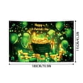 thumbnail image 4 of St. Patrick's Day Polyester Background Cloth Lightweight Durable Festival Photography Party Wall Decor, 4 of 5