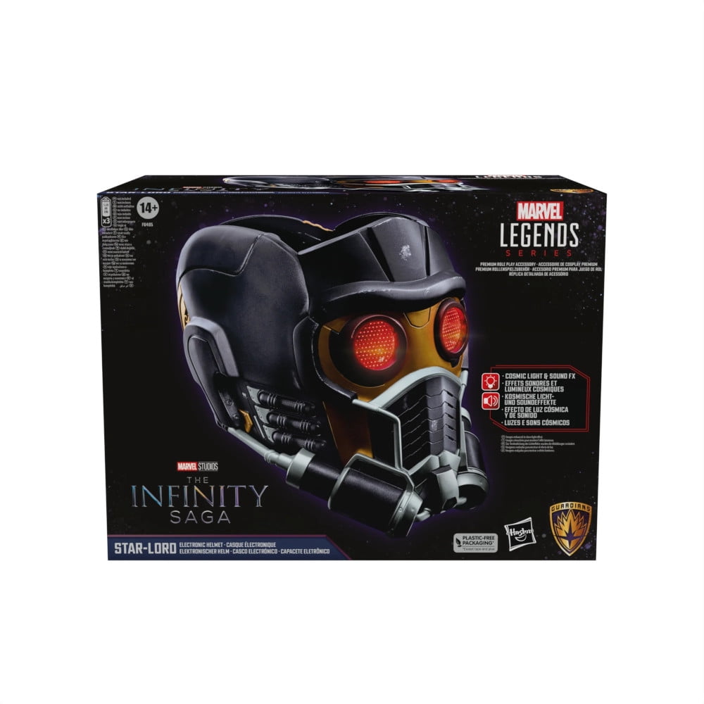 【美品】MARVEL LEGENDS STAR LORD ヘルメット 1/1 Marvel Legends Series Star-Lord Articulated Premium