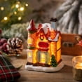 thumbnail image 3 of Gunhay Battery Powered Christmas Village House Decoration with LED Light, E, 3 of 7
