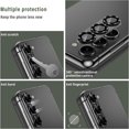 thumbnail image 4 of Dteck Camera Lens Protector for Samsung Galaxy S25, [Full Protection] HD Tempered Glass with Alloy Metal Ring Camera Cover Accessories,Silver, 4 of 5