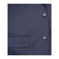 thumbnail image 5 of Mens Classic Fit Navy Blue Two Button 100% Wool Suit, 5 of 5
