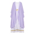 thumbnail image 4 of Robe Romaine pour Filles Grecques Enfants, Toge de la Grèce Antique, Robe de Rome, Princesse, Noblesse, Cosplay, Déguisement, Lavande 6, 4 of 5