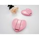 thumbnail image 3 of CHAO Ganchos de pared plegables Hideaway - (Corazón*2 unidades, rosa) Ganchos de pared resistentes con forma de corazón de aluminio espacial - Ganchos retráctiles para colgar abrigos, bufandas, sombre, 3 of 5