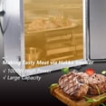 thumbnail image 2 of Hakka Outdoor Digital Electric Smoker, 4-Layer Stainless Steel BBQ Meat Smoker Grill with Double-Walled Insulation, 1000W High-Capacity Smoker, 2 of 7