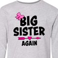 thumbnail image 4 of Inktastic Big Sister Again with Bow and Arrow Long Sleeve Youth T-Shirt, 4 of 5