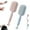 Blue+Pink, variant on Retractable Cushion Massage Comb, Anti-Static Detangling Brush for All Hair Types, Portable Styling Tool for Women Men